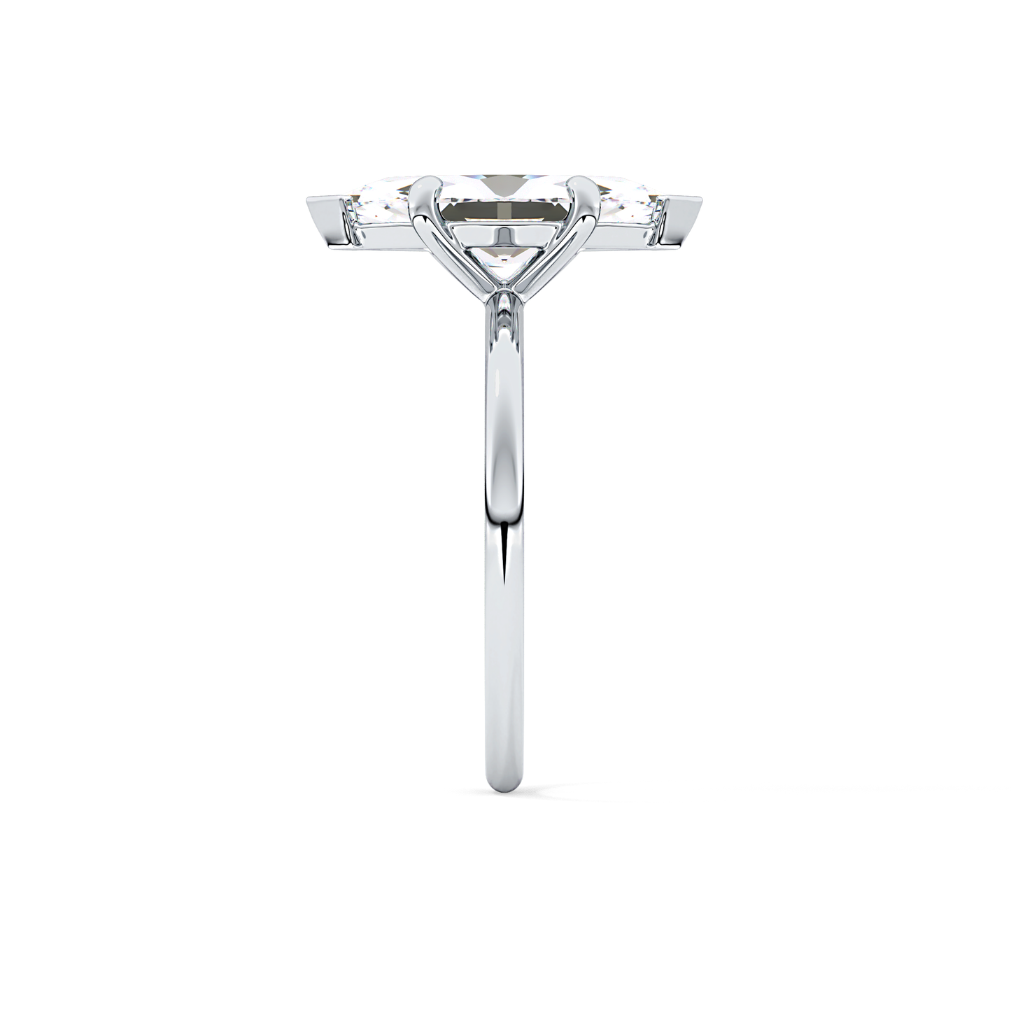 Marquise Solitaire Lab Grown Diamond Engagement Ring