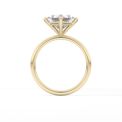 East West Princess Solitaire Lab Grown Diamond Engagement Ring