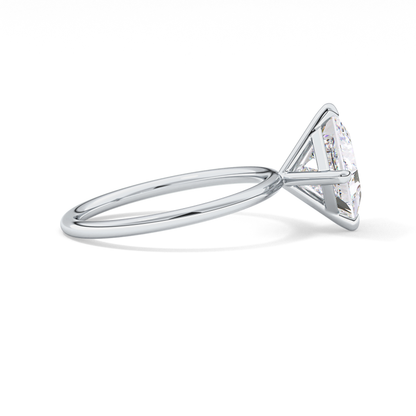 East West Princess Solitaire Lab Grown Diamond Engagement Ring