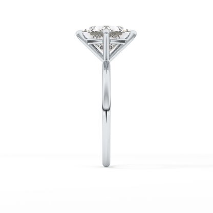 East West Princess Solitaire Lab Grown Diamond Engagement Ring