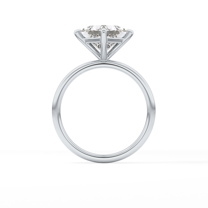 East West Princess Solitaire Lab Grown Diamond Engagement Ring
