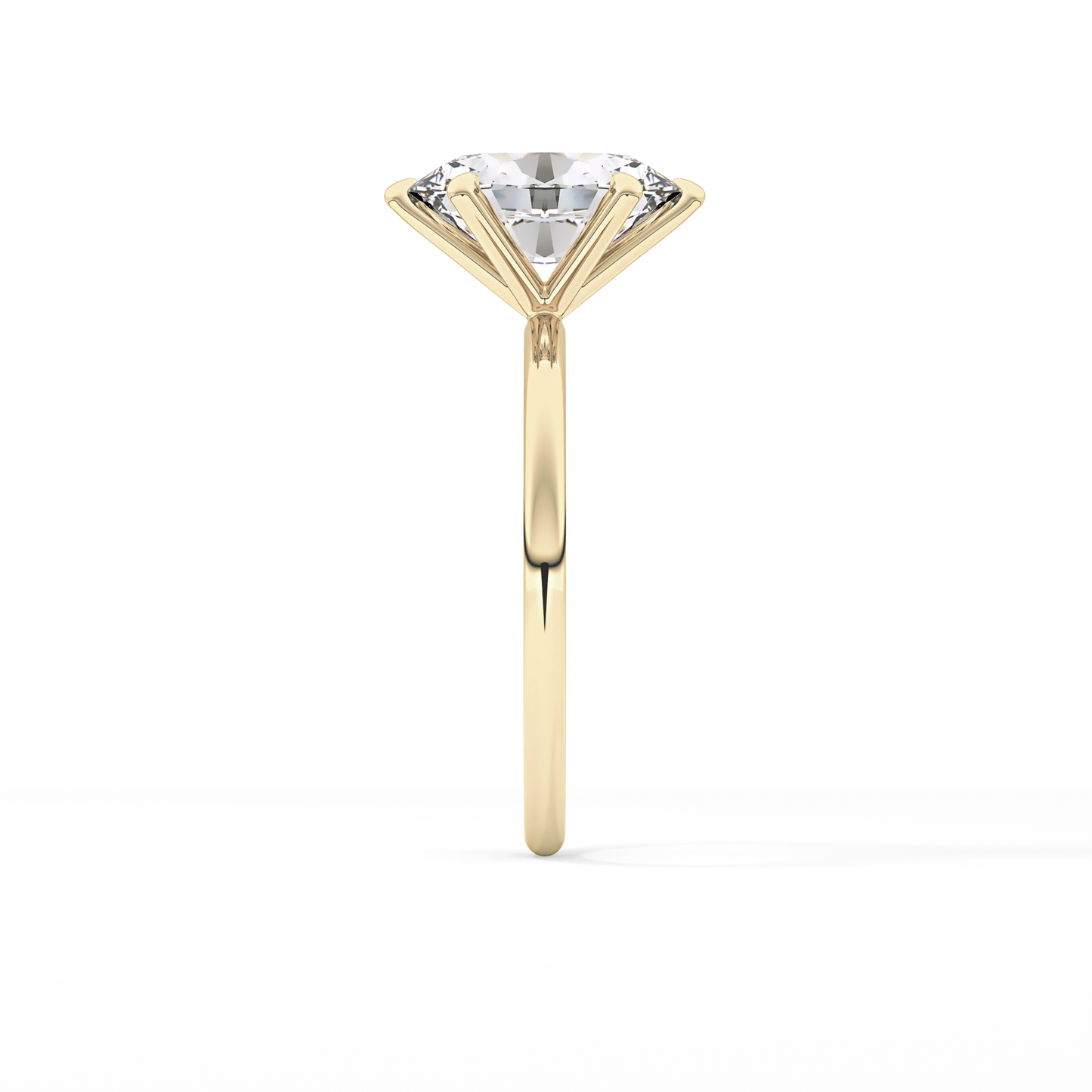 Oval Solitaire Lab Grown Diamond Engagement Ring