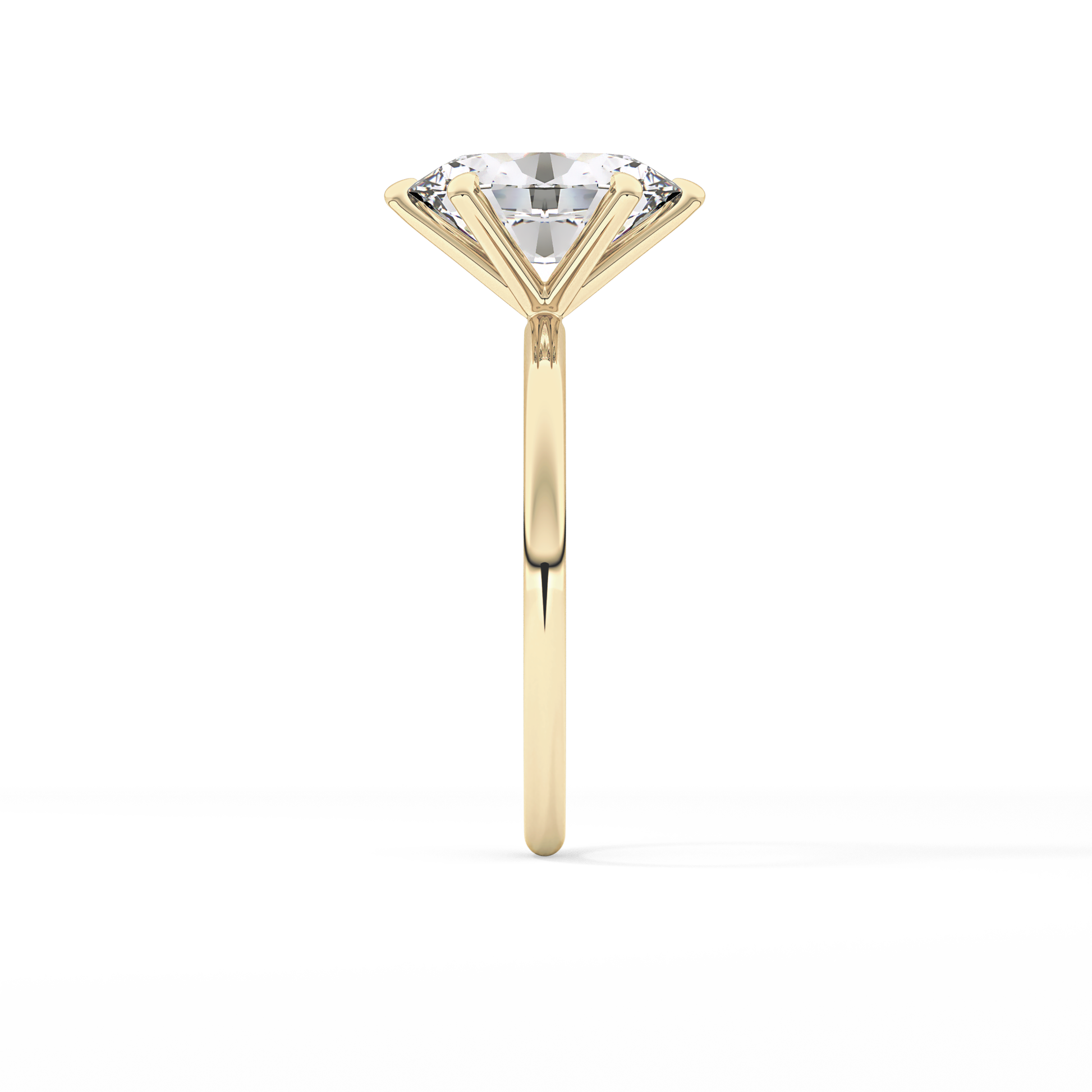Oval Solitaire Lab Grown Diamond Engagement Ring