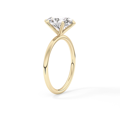 Oval Solitaire Lab Grown Diamond Engagement Ring