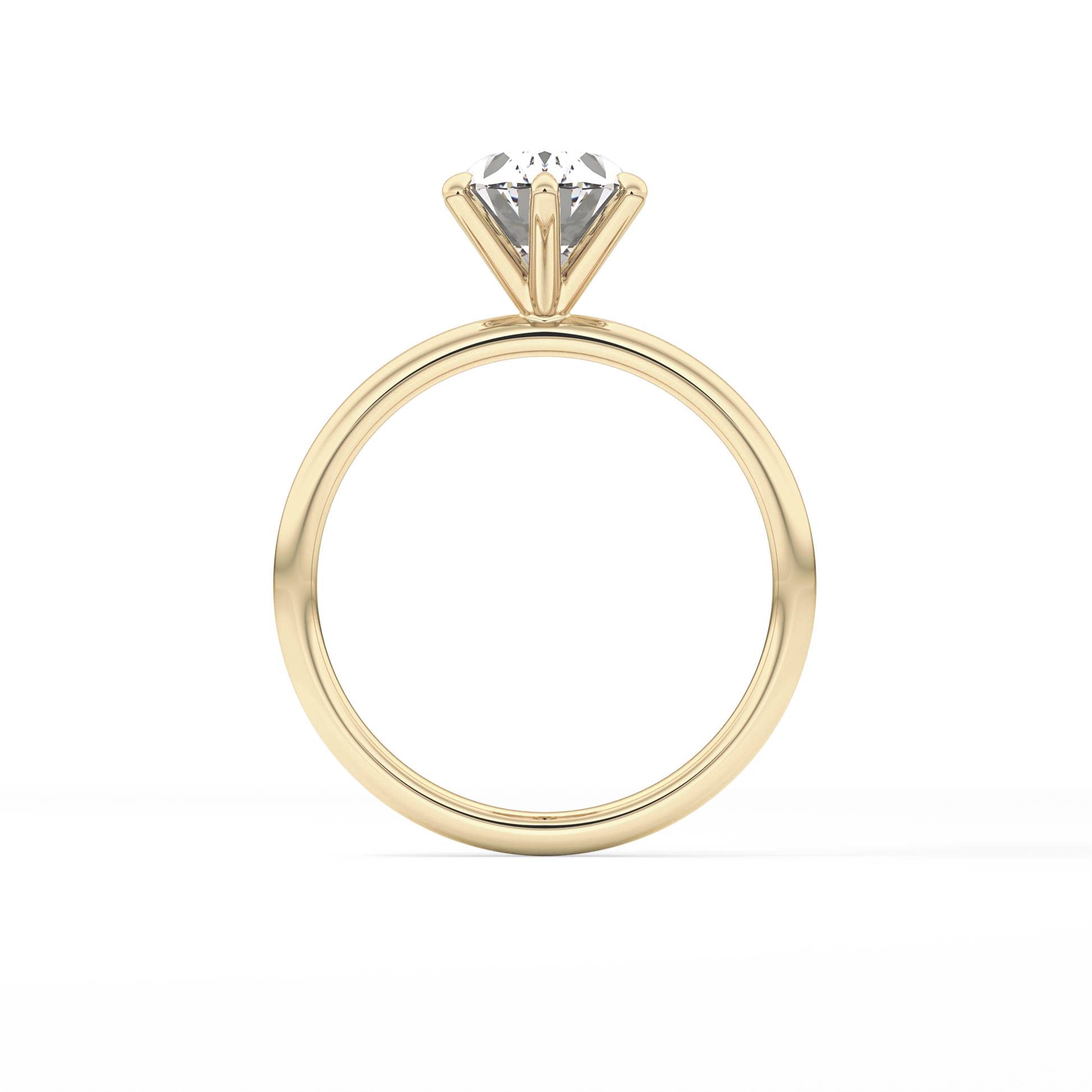 Oval Solitaire Lab Grown Diamond Engagement Ring