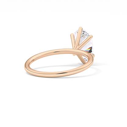 Oval Solitaire Lab Grown Diamond Engagement Ring