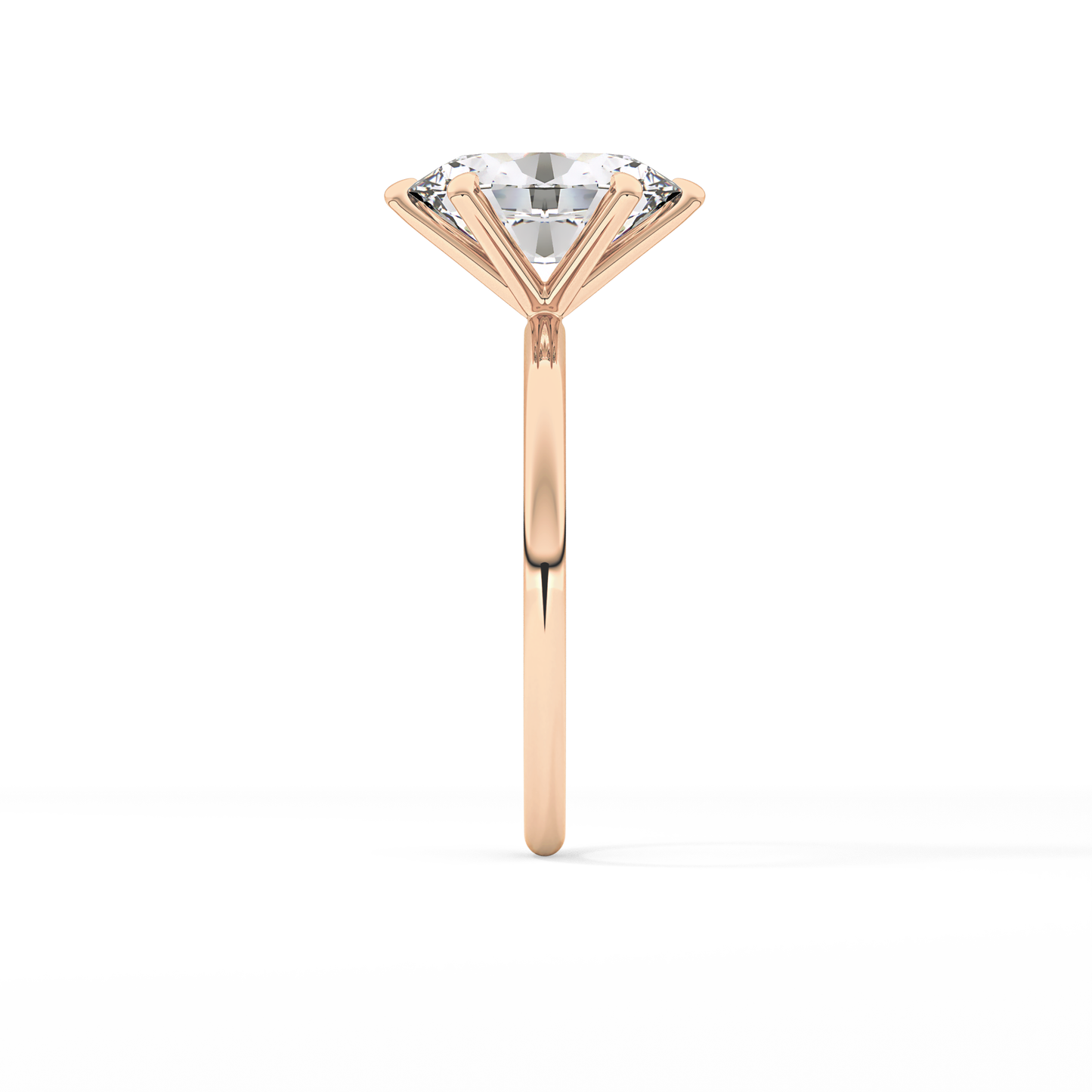 Oval Solitaire Lab Grown Diamond Engagement Ring