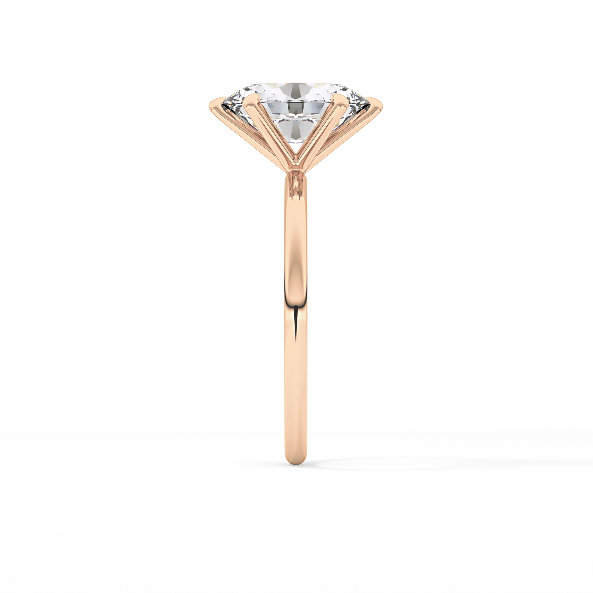 Oval Solitaire Lab Grown Diamond Engagement Ring