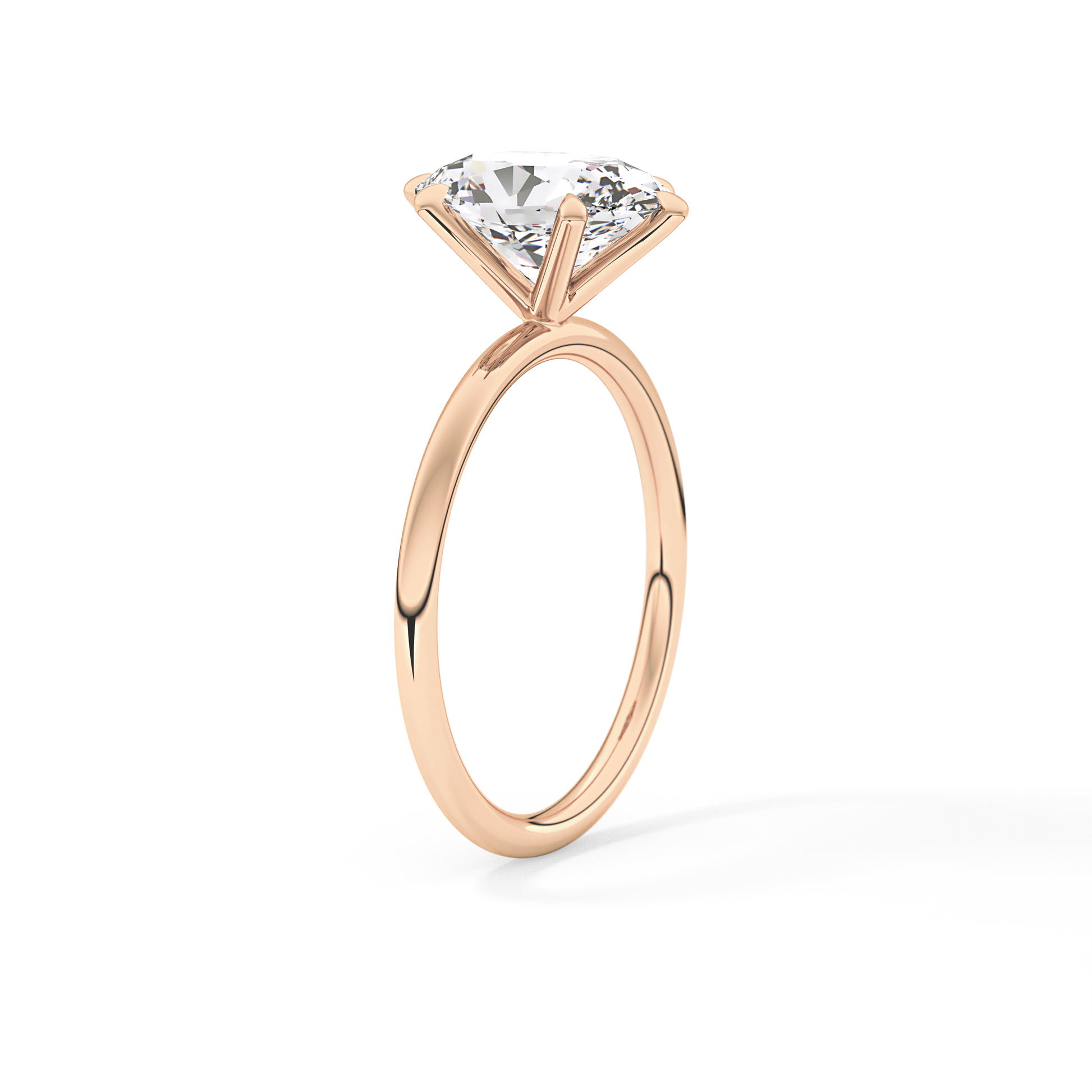 Oval Solitaire Lab Grown Diamond Engagement Ring