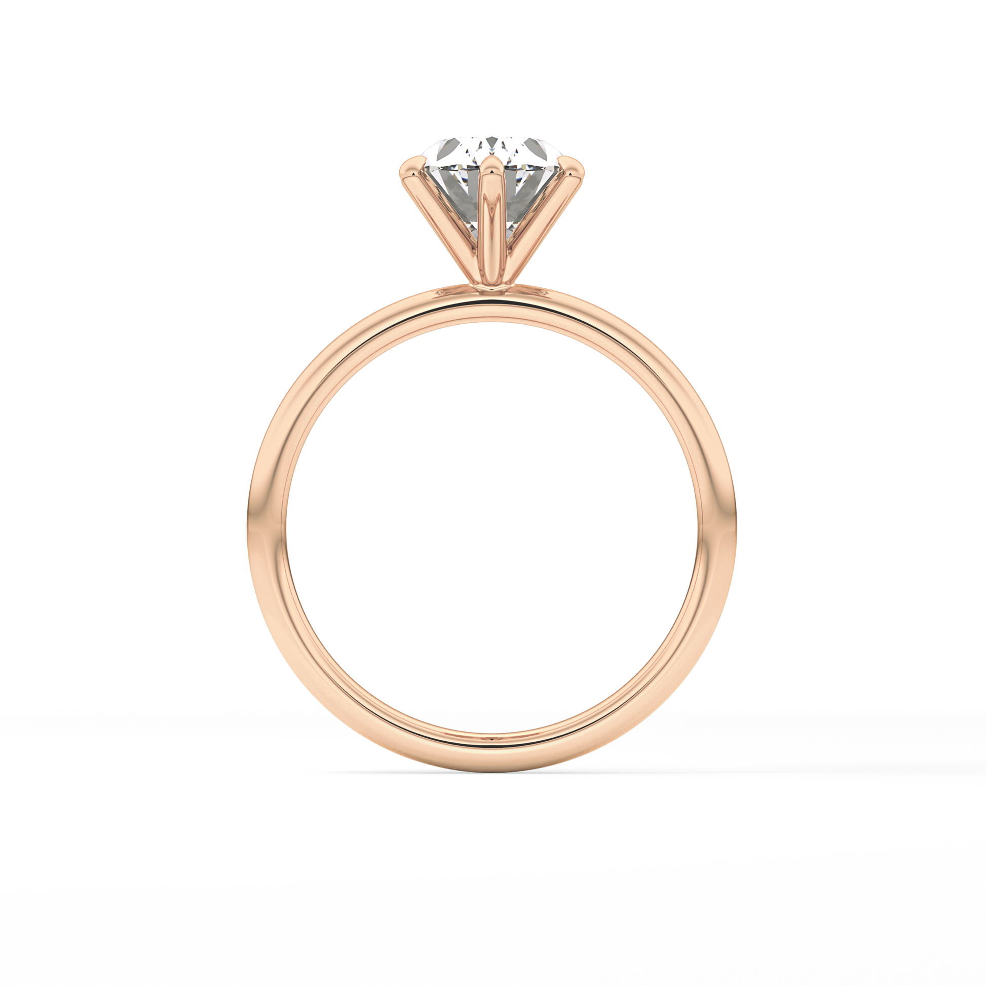 Oval Solitaire Lab Grown Diamond Engagement Ring