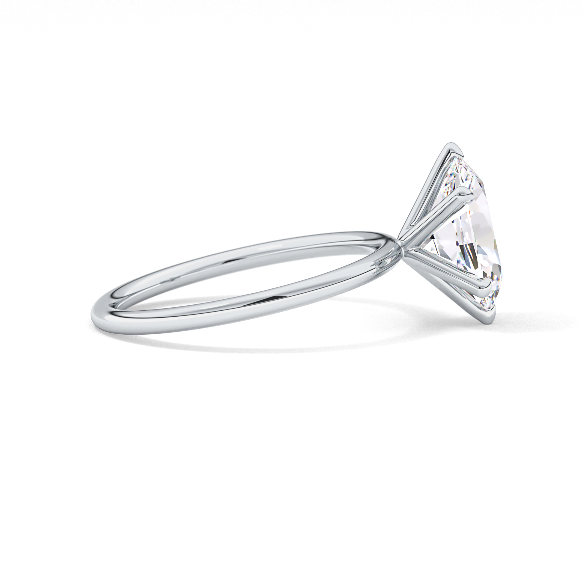 Oval Solitaire Lab Grown Diamond Engagement Ring