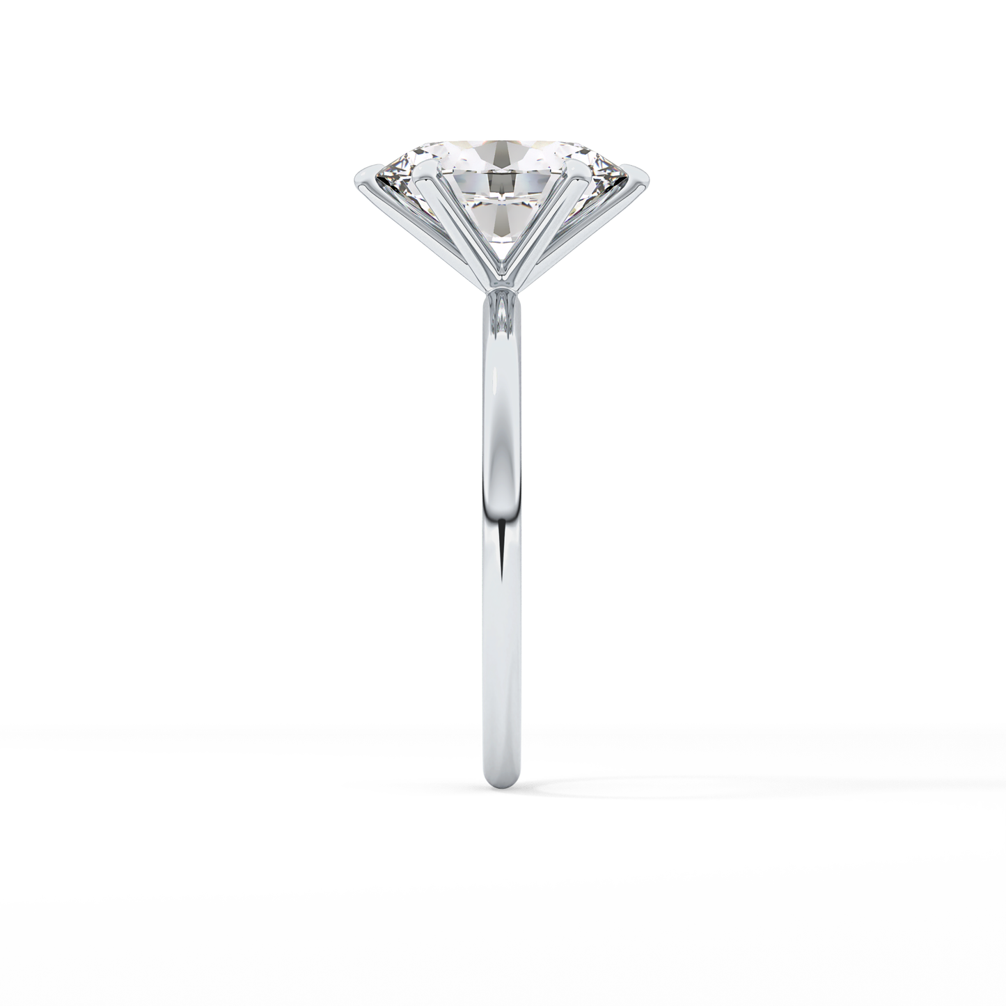 Oval Solitaire Lab Grown Diamond Engagement Ring