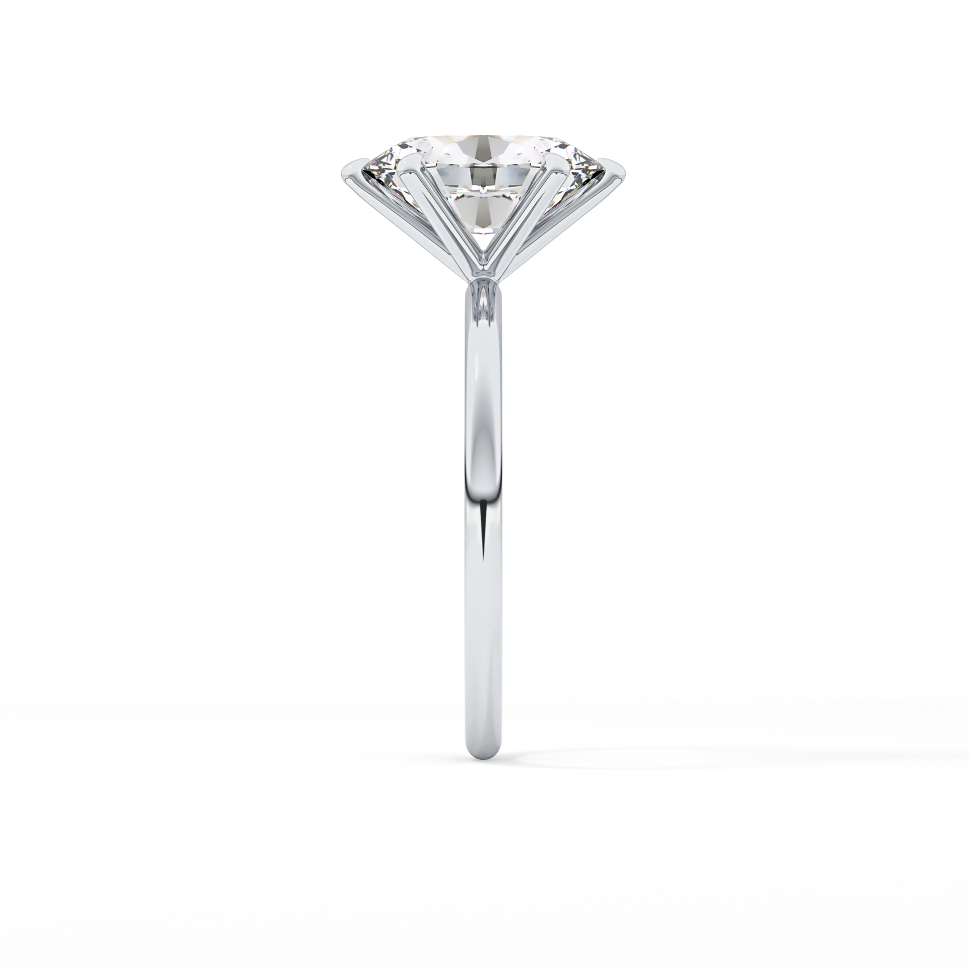 Oval Solitaire Lab Grown Diamond Engagement Ring
