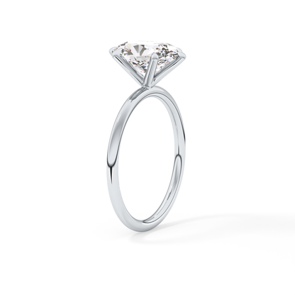 Oval Solitaire Lab Grown Diamond Engagement Ring