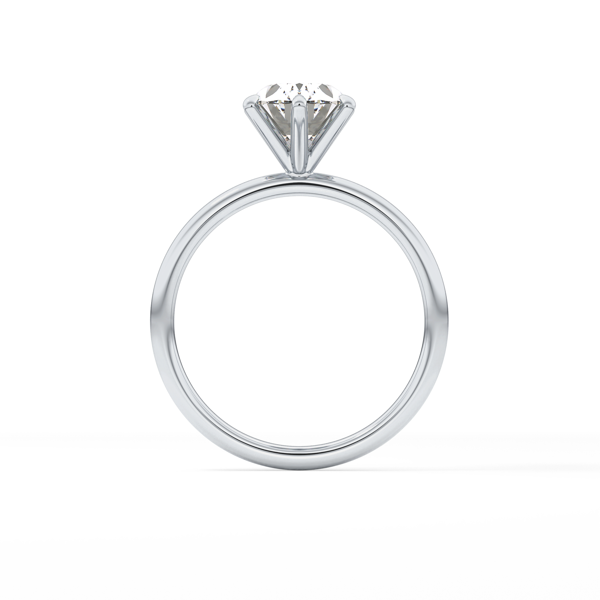 Oval Solitaire Lab Grown Diamond Engagement Ring