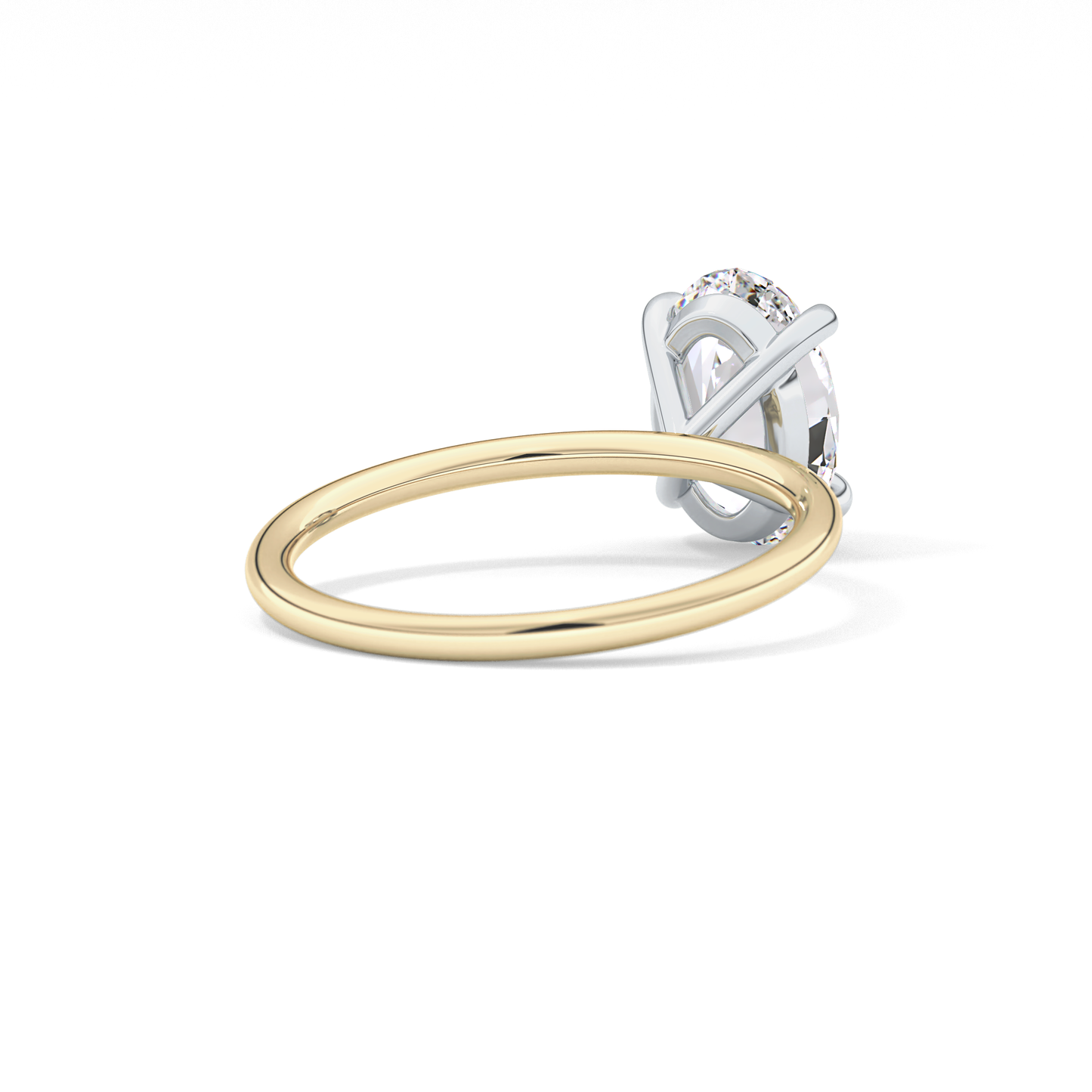 Oval Solitaire Lab Grown Diamond Engagement Ring