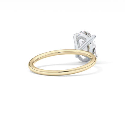 Oval Solitaire Lab Grown Diamond Engagement Ring