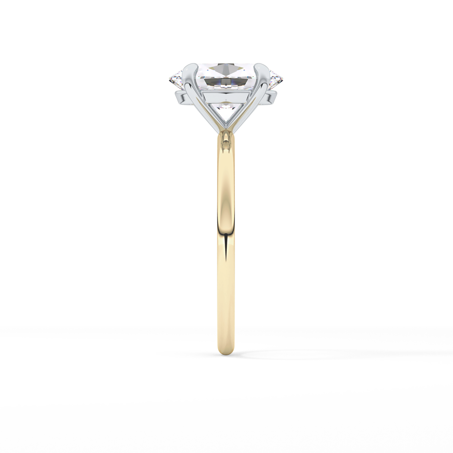 Oval Solitaire Lab Grown Diamond Engagement Ring