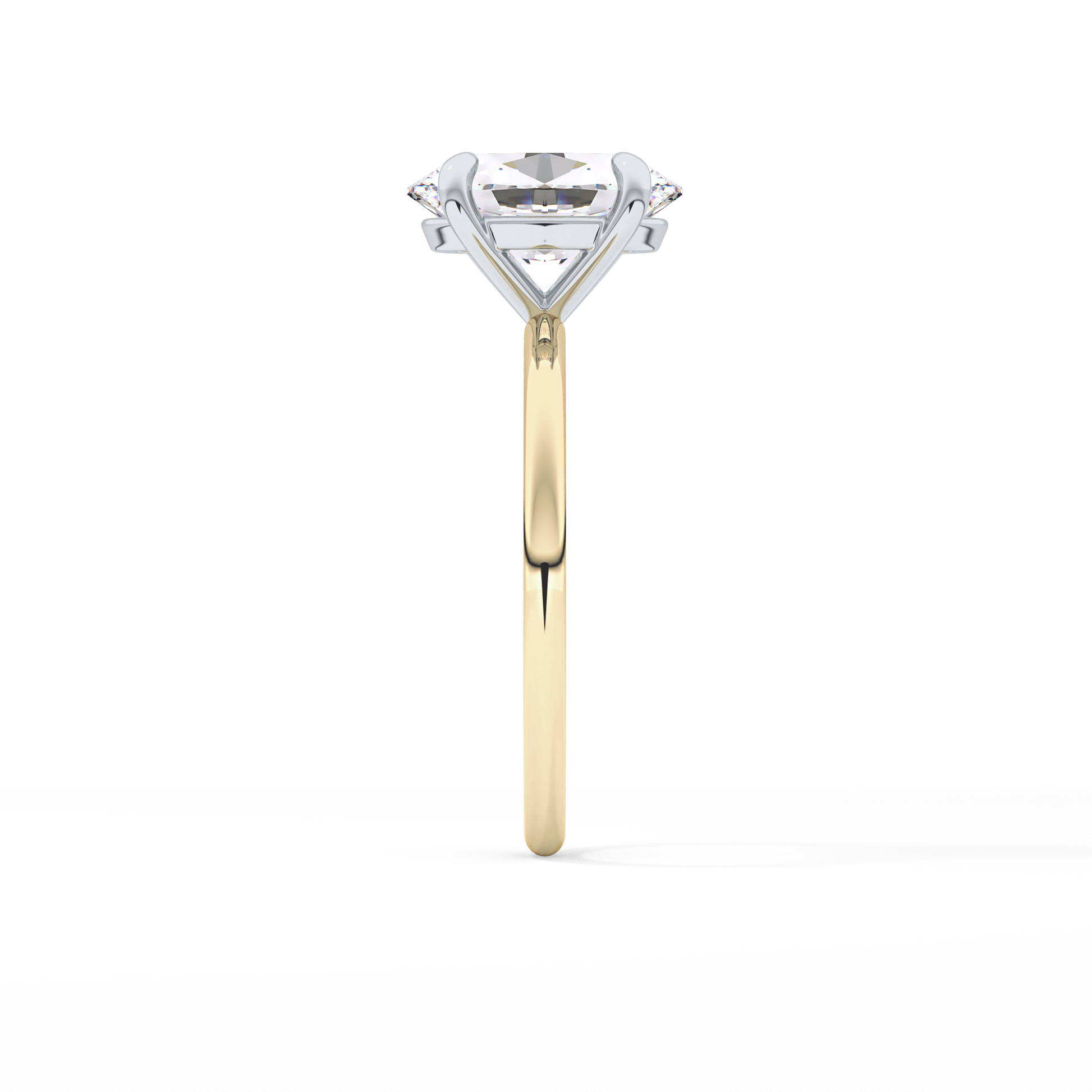 Oval Solitaire Lab Grown Diamond Engagement Ring
