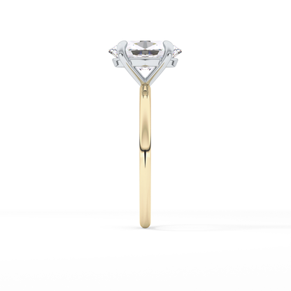 Oval Solitaire Lab Grown Diamond Engagement Ring