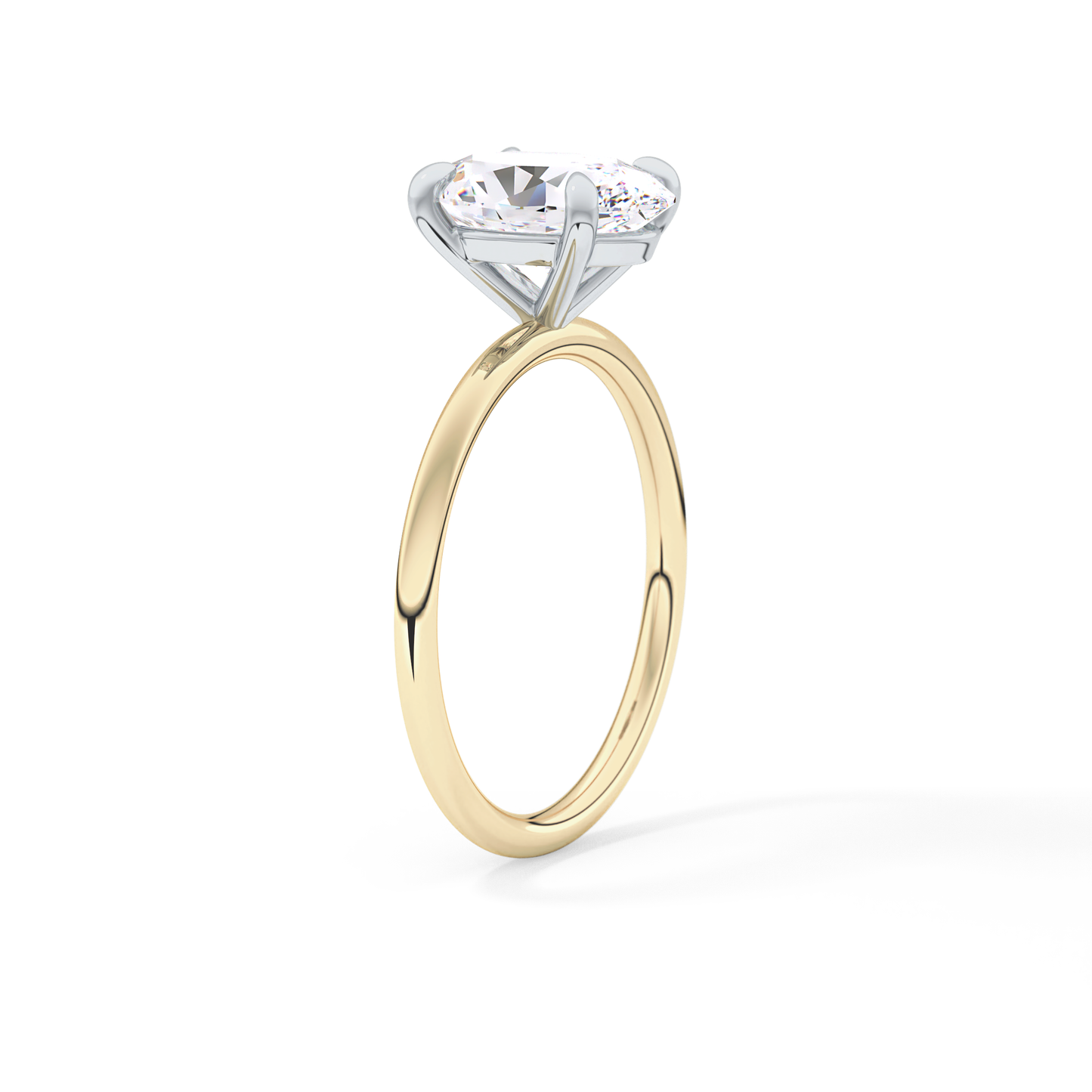 Oval Solitaire Lab Grown Diamond Engagement Ring