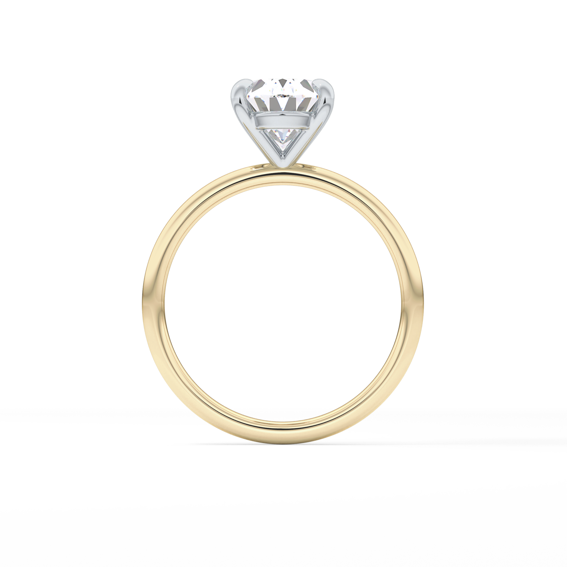 Oval Solitaire Lab Grown Diamond Engagement Ring