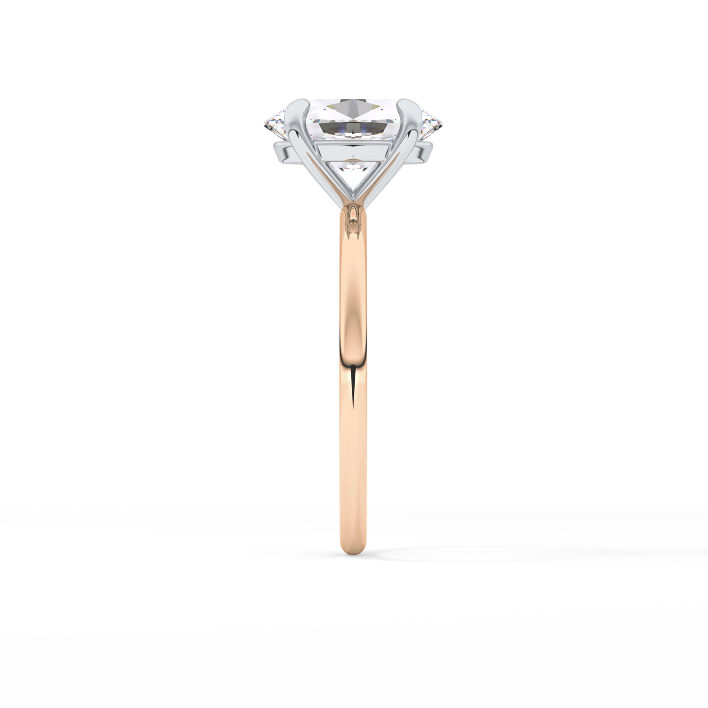 Oval Solitaire Lab Grown Diamond Engagement Ring