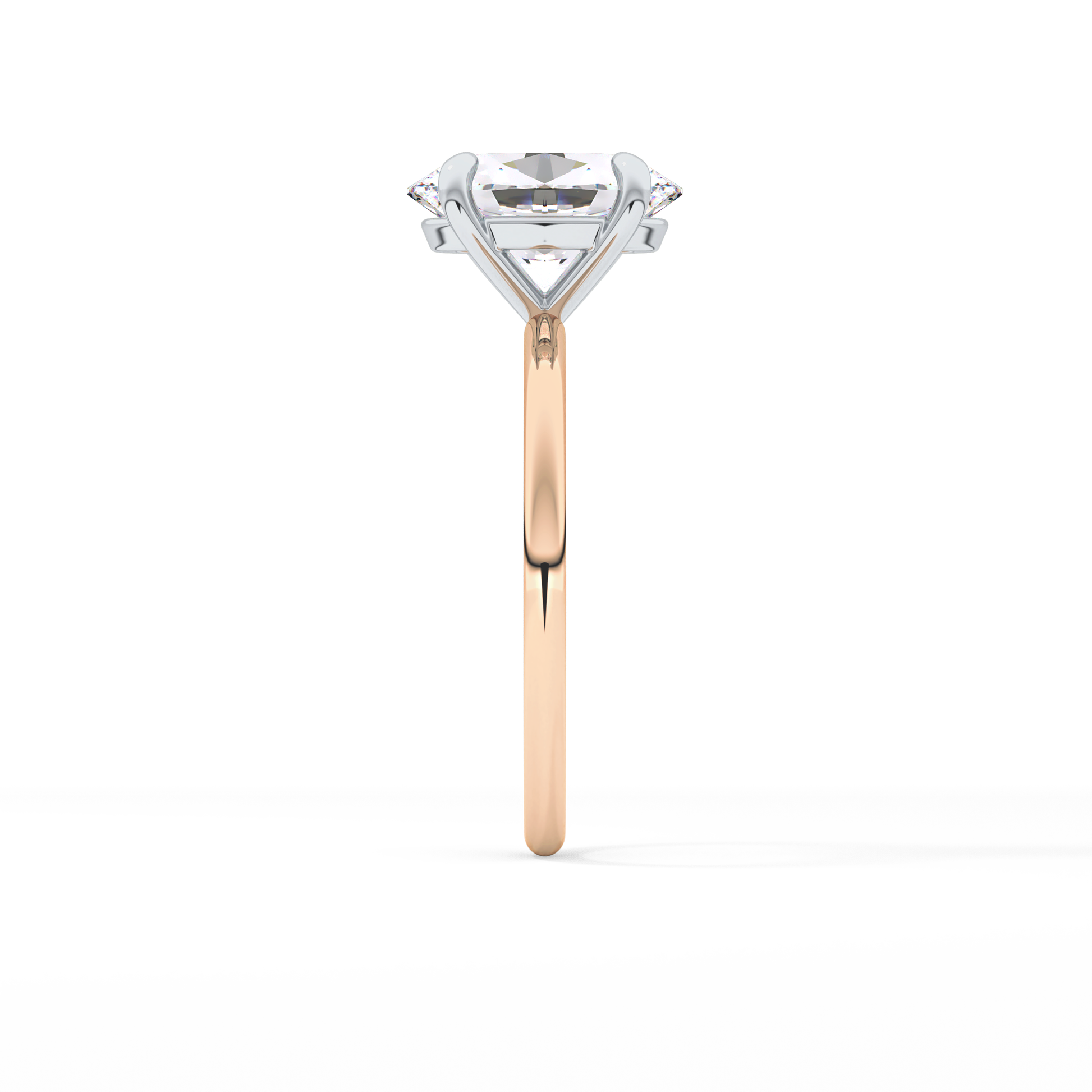 Oval Solitaire Lab Grown Diamond Engagement Ring