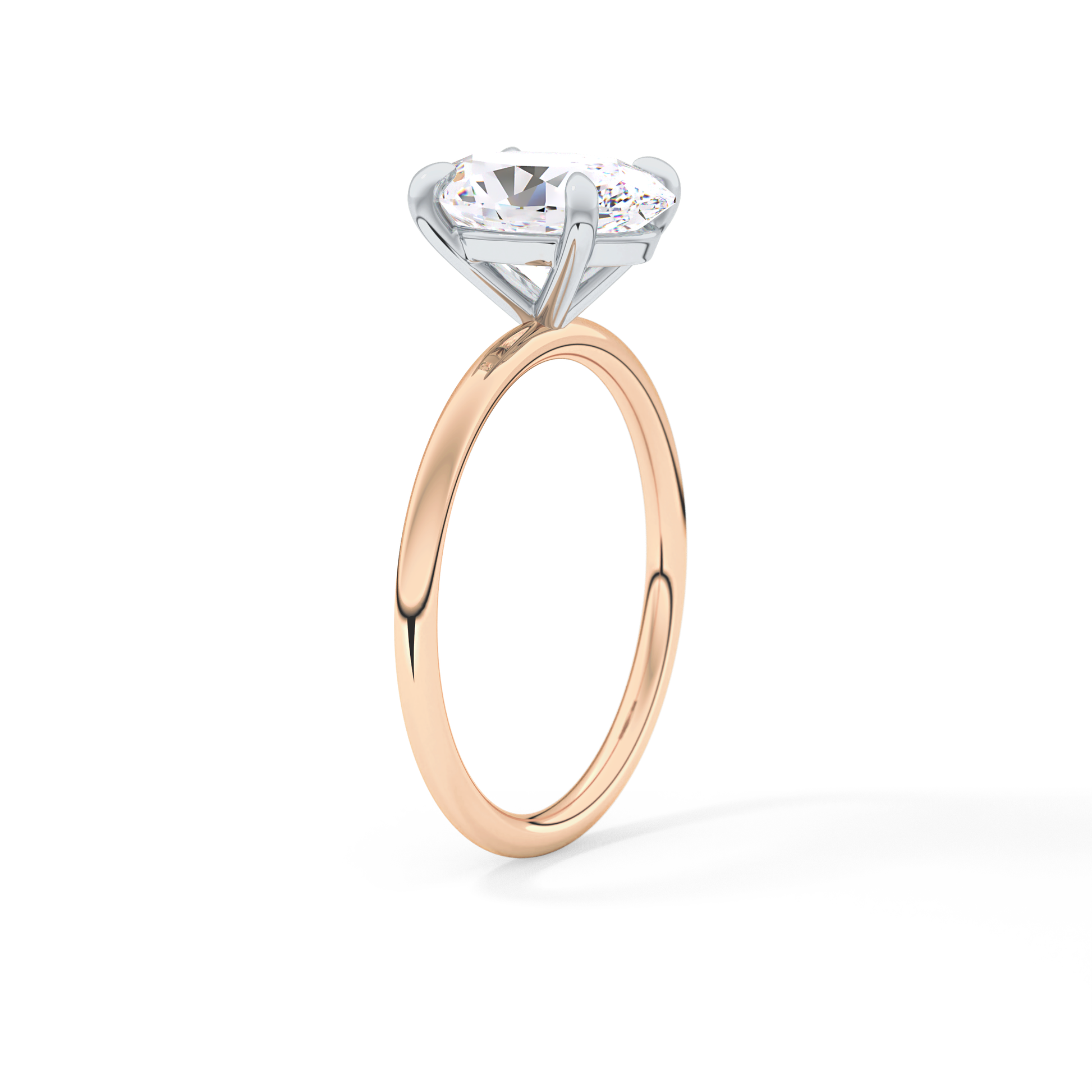 Oval Solitaire Lab Grown Diamond Engagement Ring