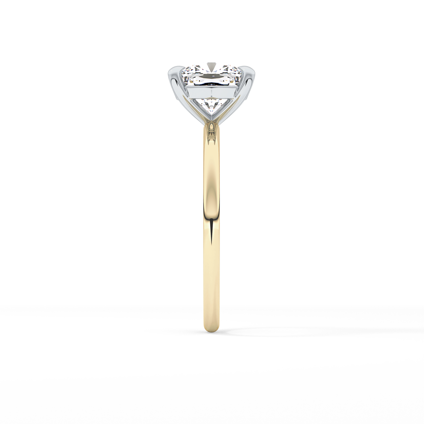 Cushion Solitaire Lab Grown Diamond Engagement Ring