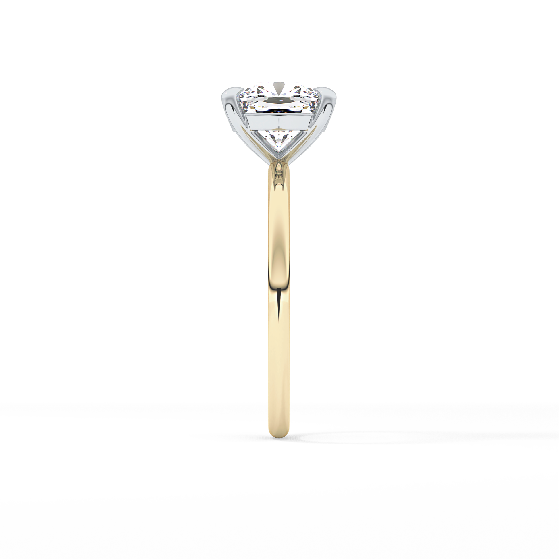 Cushion Solitaire Lab Grown Diamond Engagement Ring