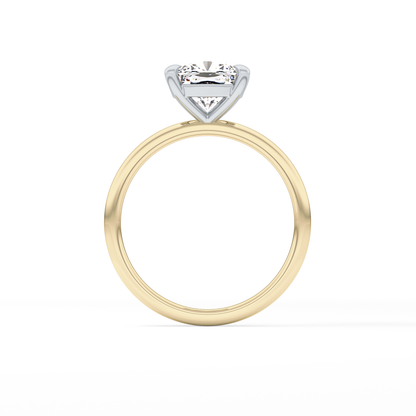 Cushion Solitaire Lab Grown Diamond Engagement Ring