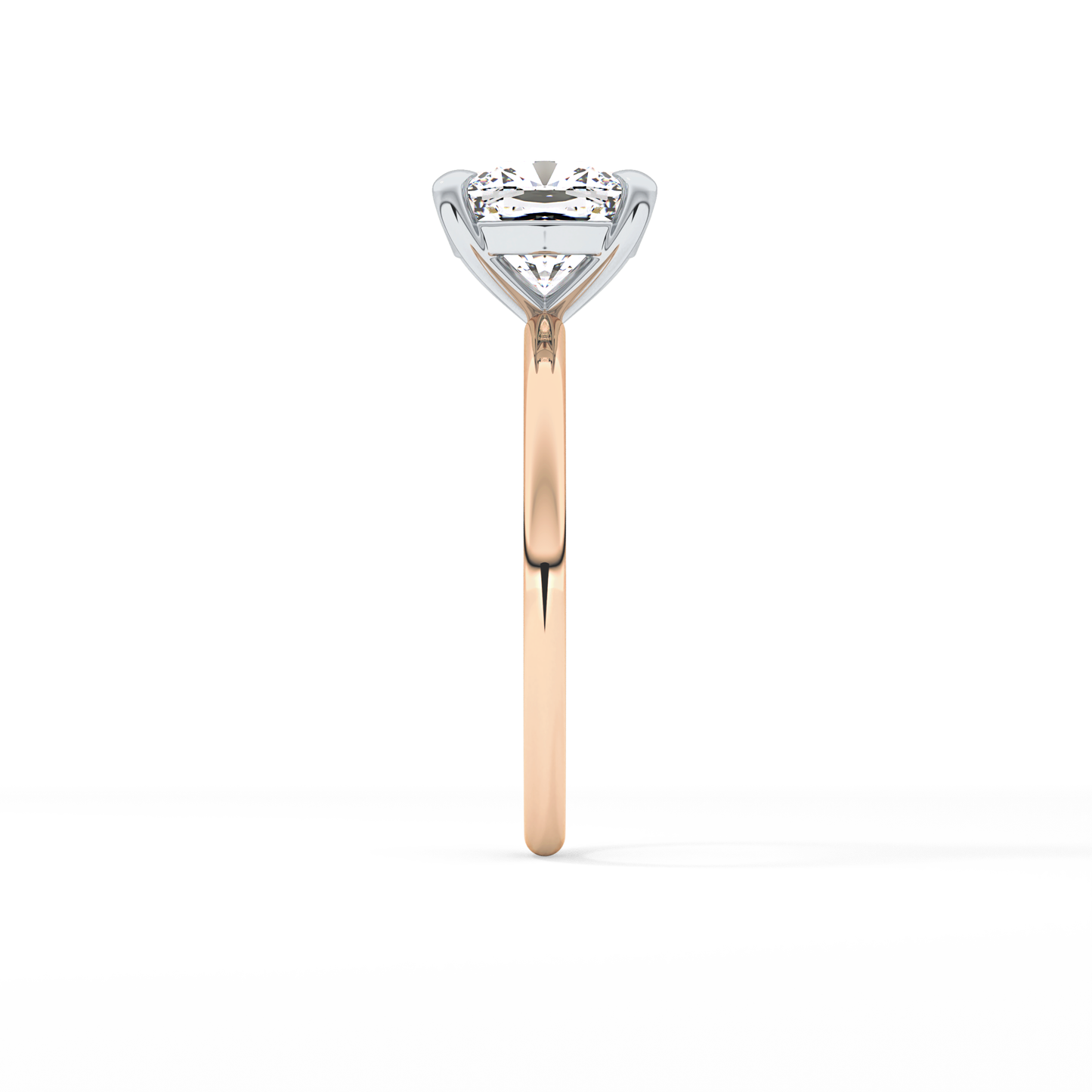 Cushion Solitaire Lab Grown Diamond Engagement Ring