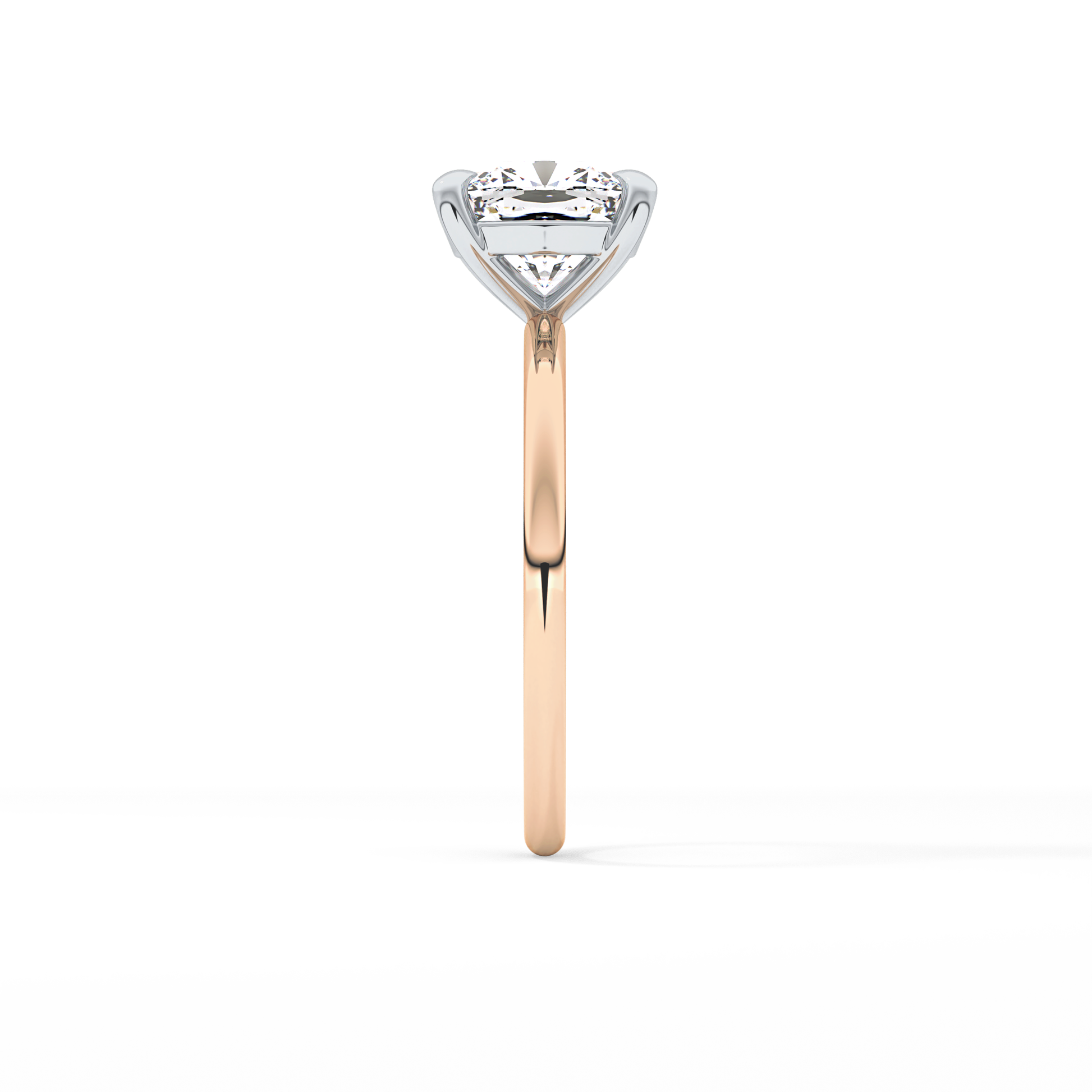 Cushion Solitaire Lab Grown Diamond Engagement Ring