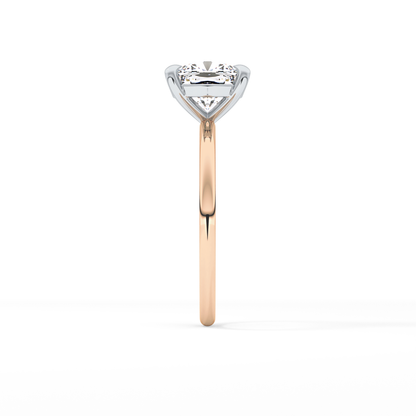 Cushion Solitaire Lab Grown Diamond Engagement Ring