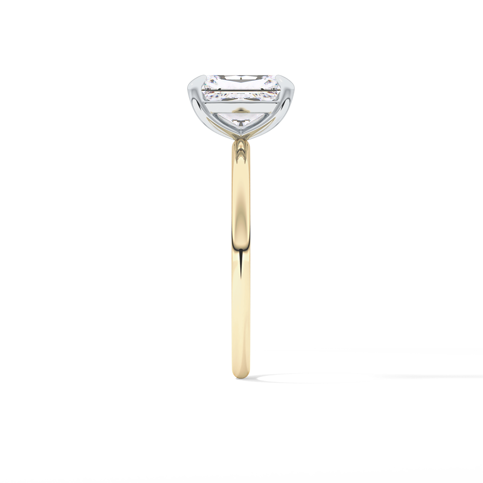 Radiant Solitaire Lab Grown Diamond Engagement Ring