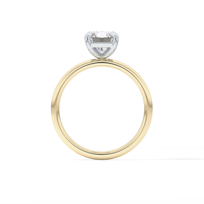 Radiant Solitaire Lab Grown Diamond Engagement Ring