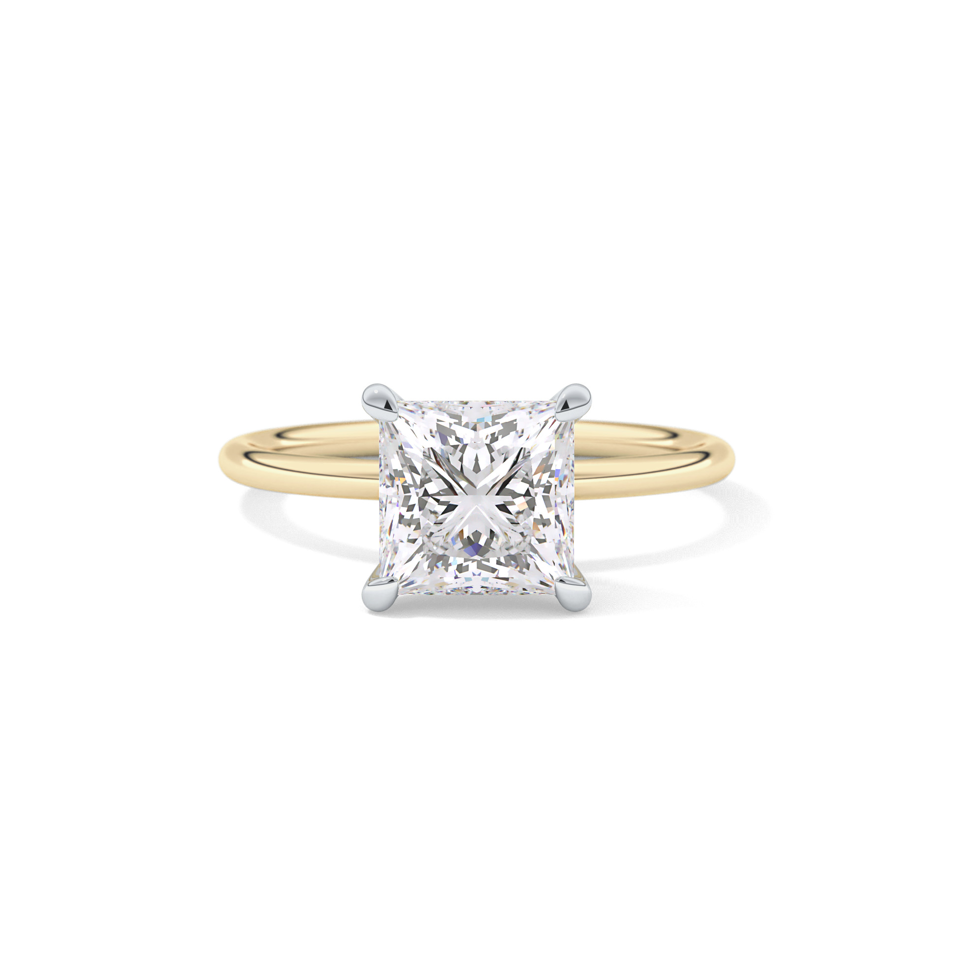 Princess Solitaire Lab Grown Diamond Engagement Ring