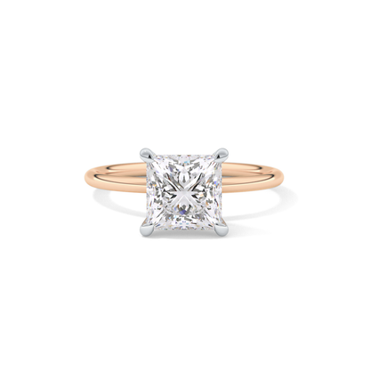Princess Solitaire Lab Grown Diamond Engagement Ring