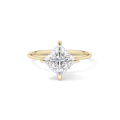 Princess Solitaire Lab Grown Diamond Engagement Ring