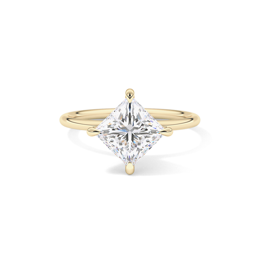 Princess Solitaire Lab Grown Diamond Engagement Ring
