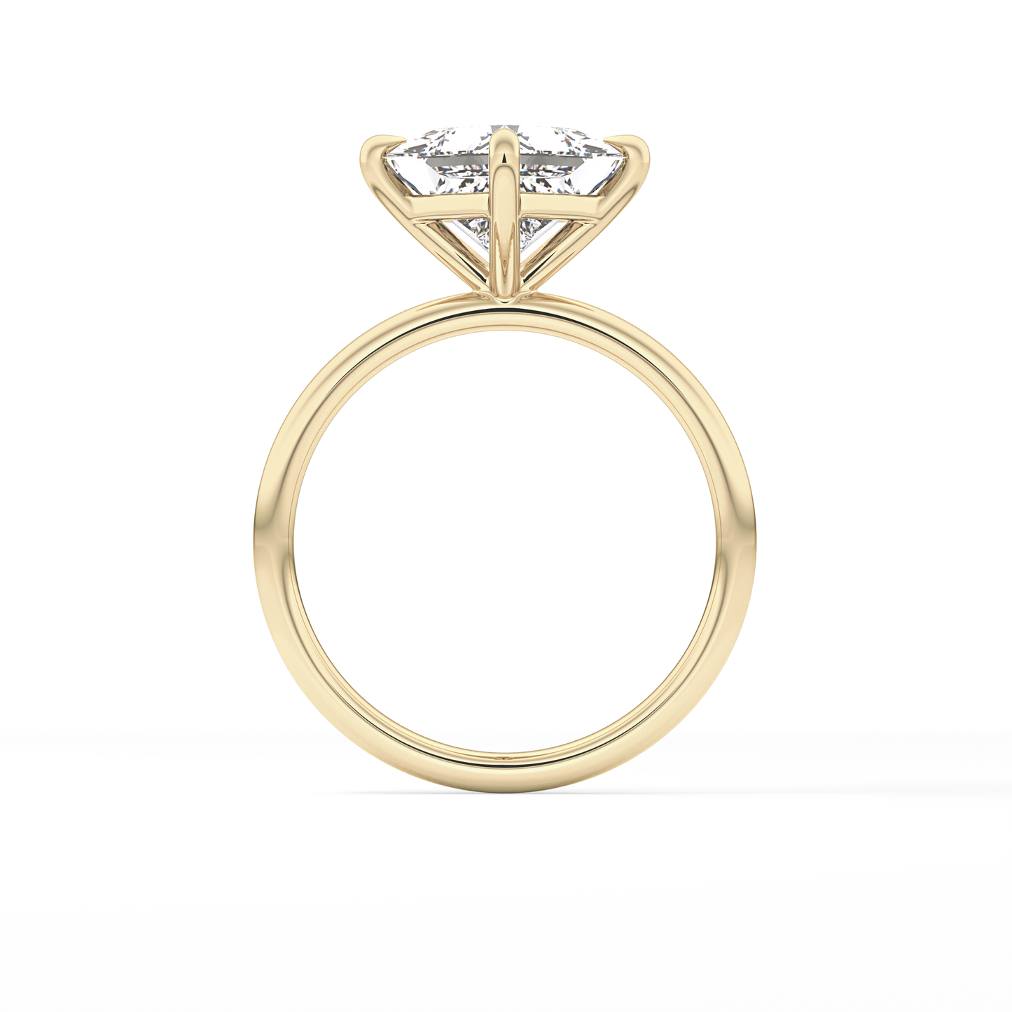 Princess Solitaire Lab Grown Diamond Engagement Ring