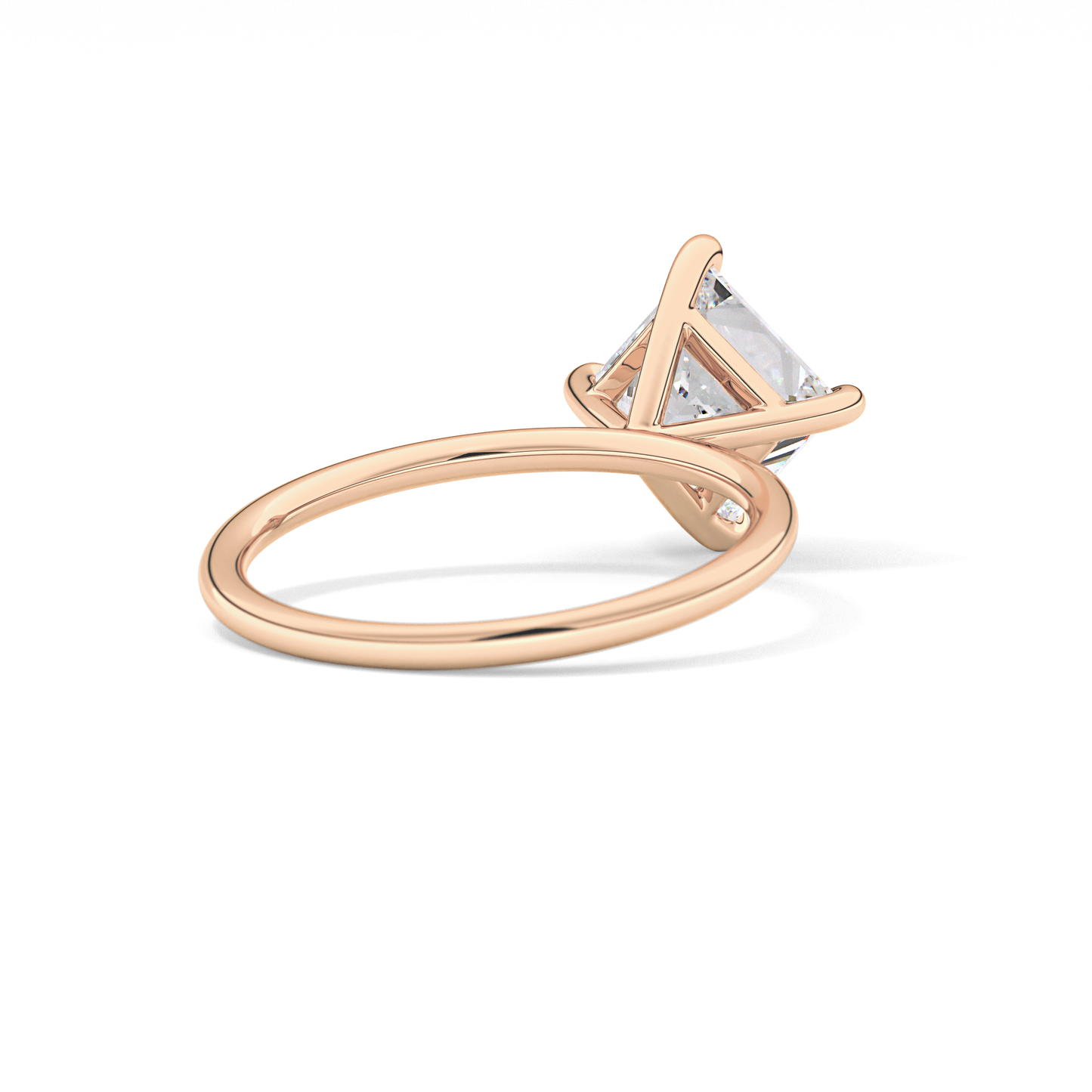 Princess Solitaire Lab Grown Diamond Engagement Ring