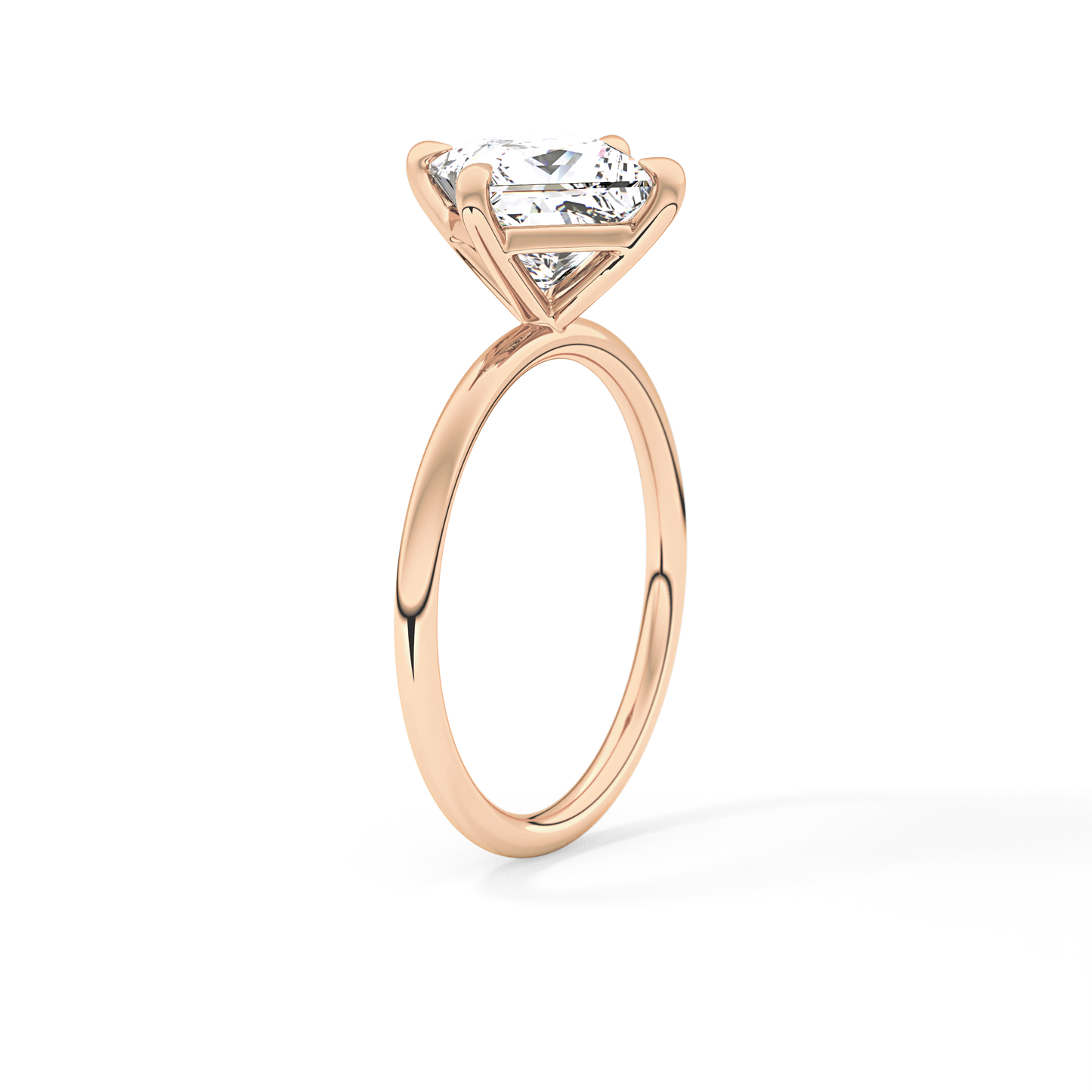 Princess Solitaire Lab Grown Diamond Engagement Ring