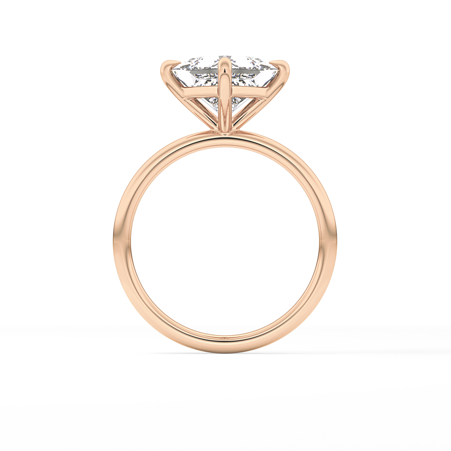 Princess Solitaire Lab Grown Diamond Engagement Ring