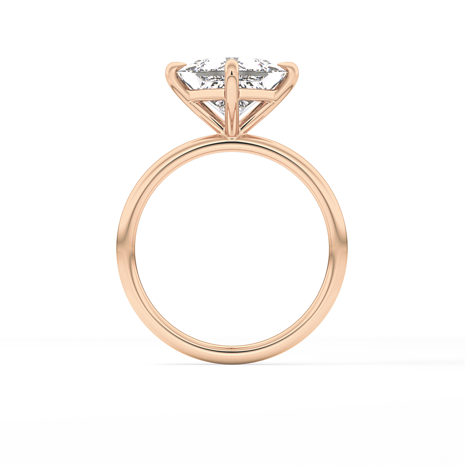 Princess Solitaire Lab Grown Diamond Engagement Ring