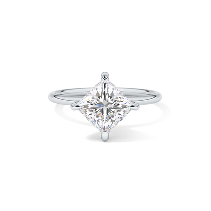 Princess Solitaire Lab Grown Diamond Engagement Ring