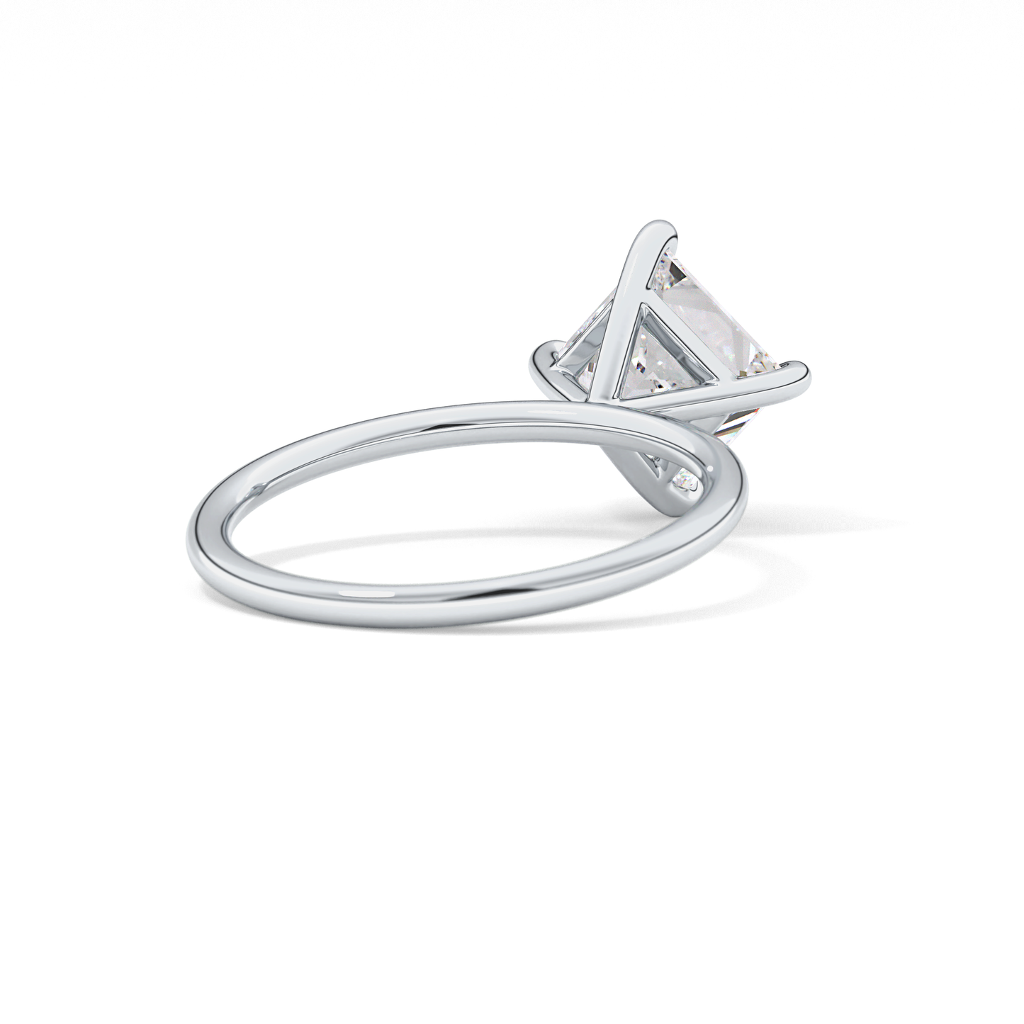 Princess Solitaire Lab Grown Diamond Engagement Ring