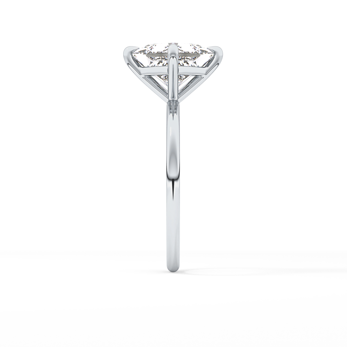 Princess Solitaire Lab Grown Diamond Engagement Ring