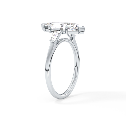 Marquise Three Stone Lab Grown Diamond Engagement Ring